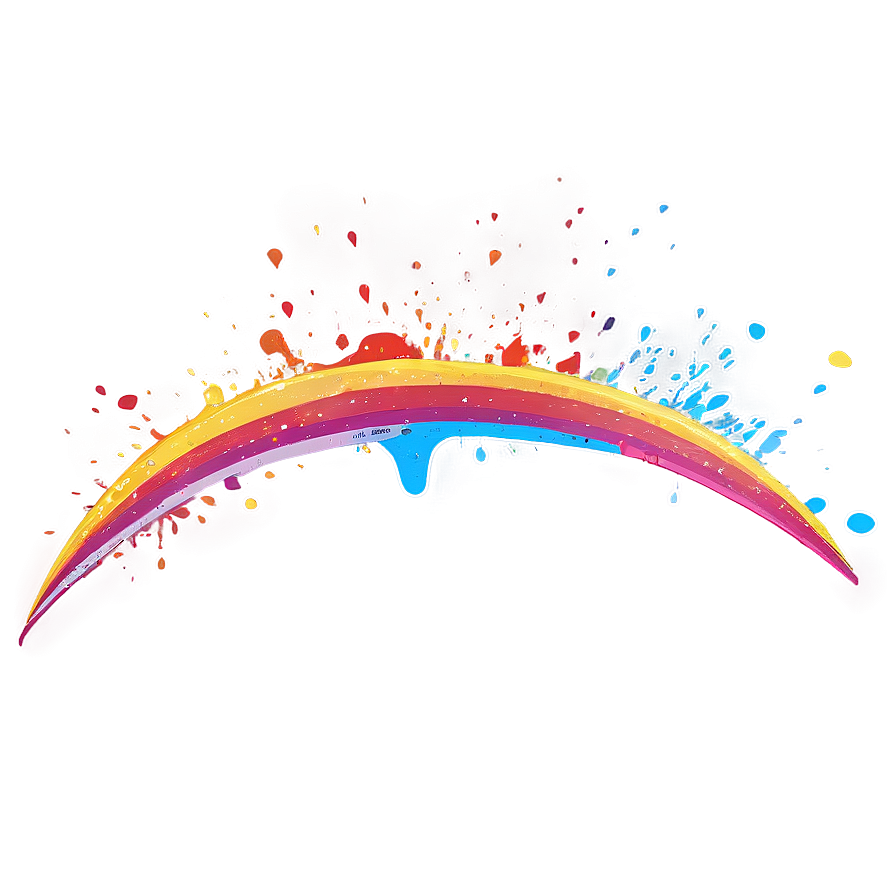 Rainbow Paint Splatter Png 99 PNG Image