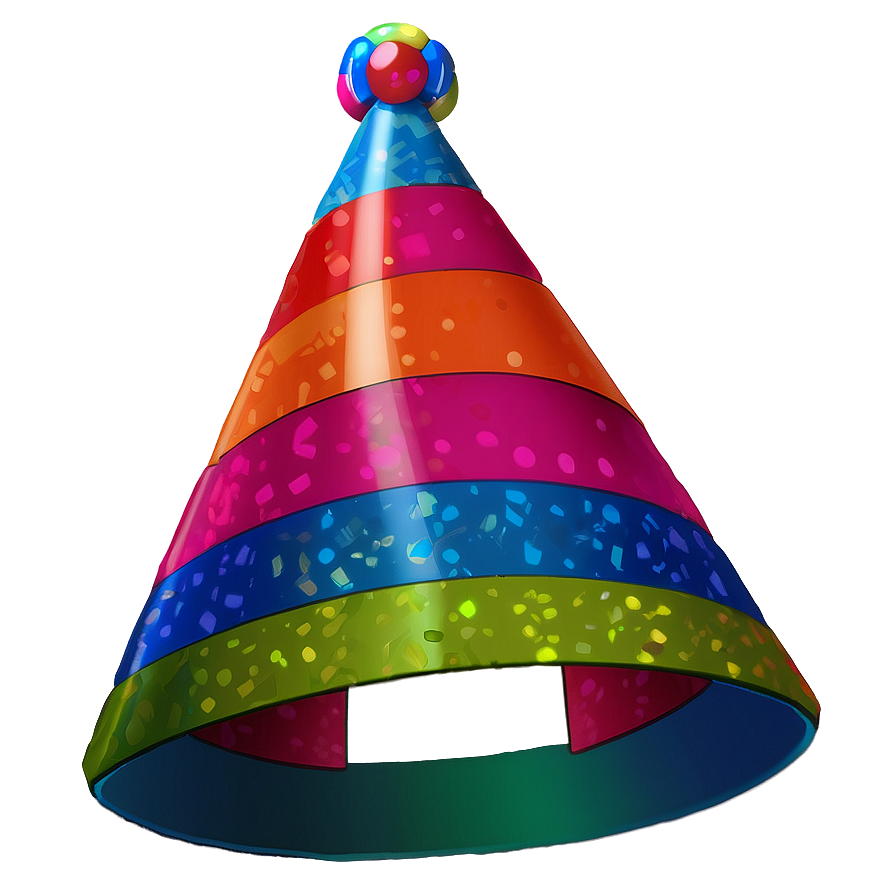 Rainbow Party Hat Png 05042024 PNG Image