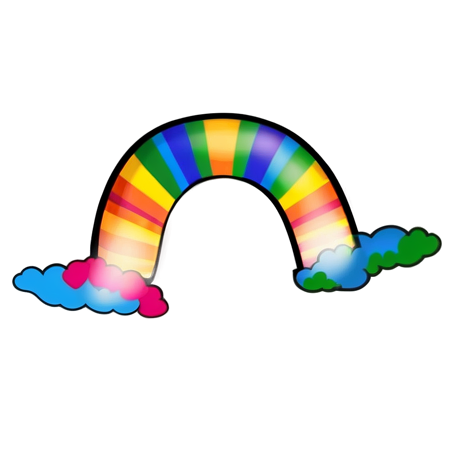 Rainbow Pride Accessories Png Nev60 PNG Image