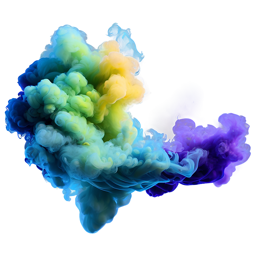 Rainbow Smoke Effect Png Tgj PNG Image