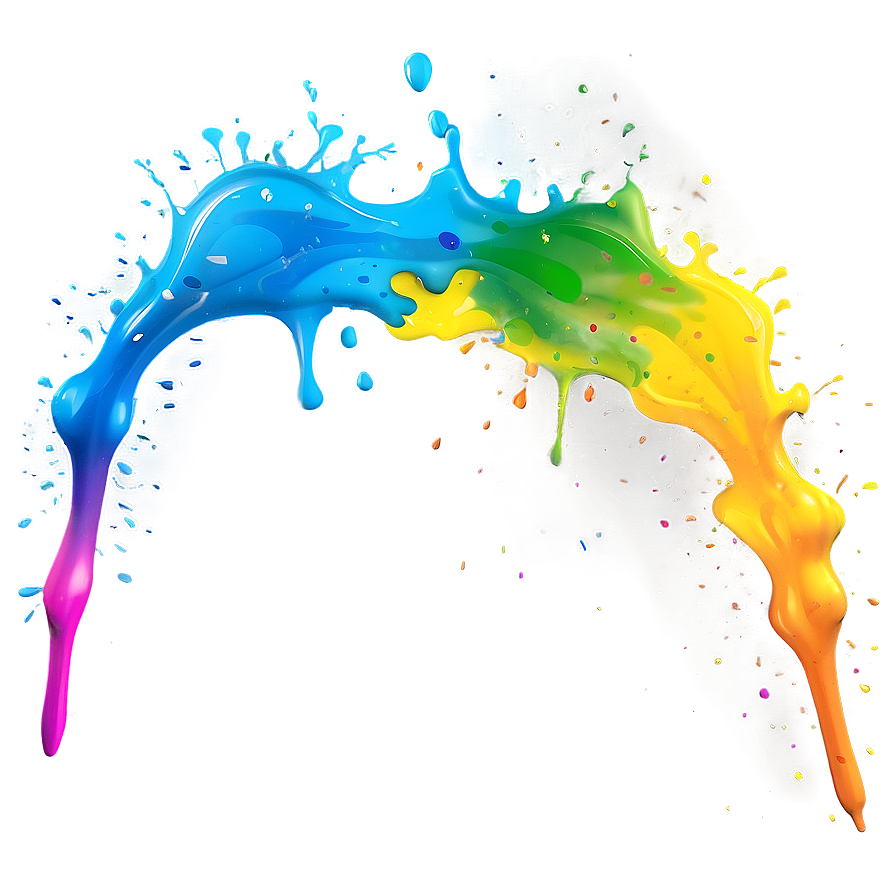 Rainbow Splash Effect Png Mix95 PNG Image