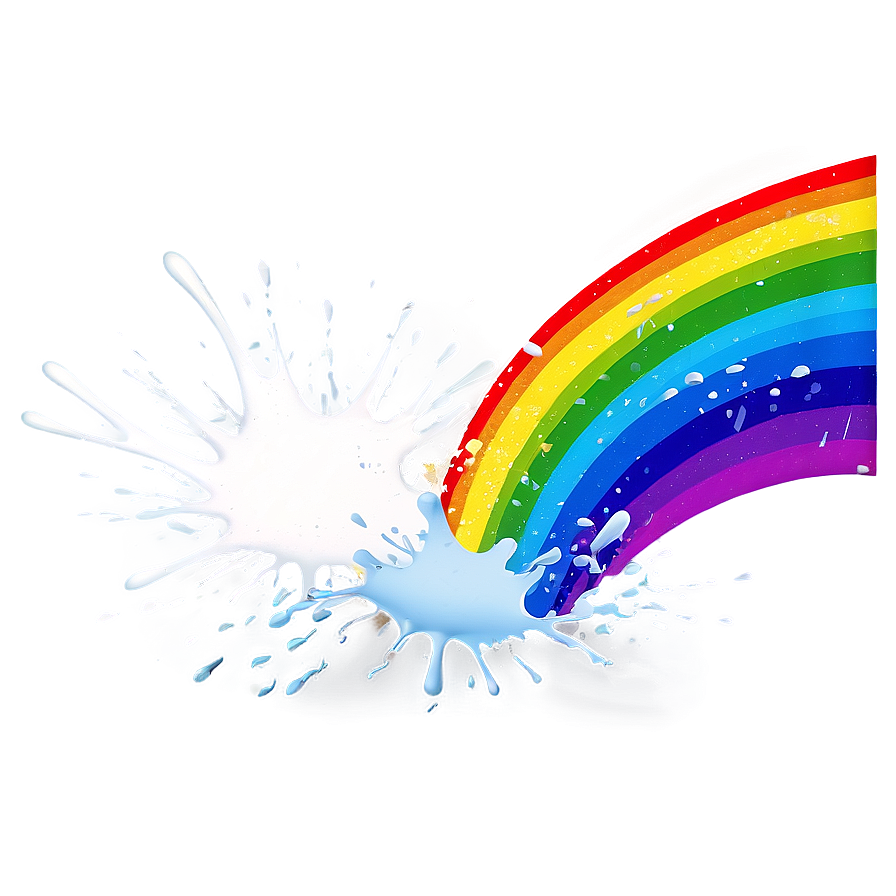 Rainbow Splash Effect Png Wiq83 PNG Image