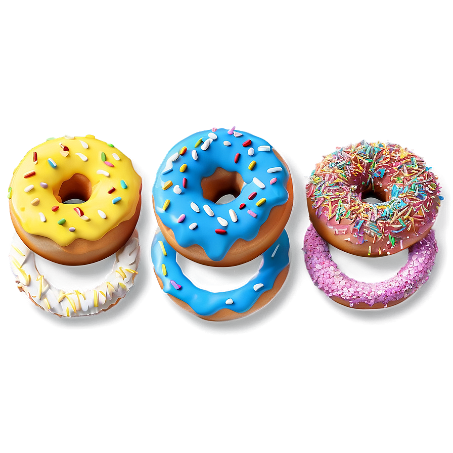 Rainbow Sprinkles Donut Png 05232024 PNG Image