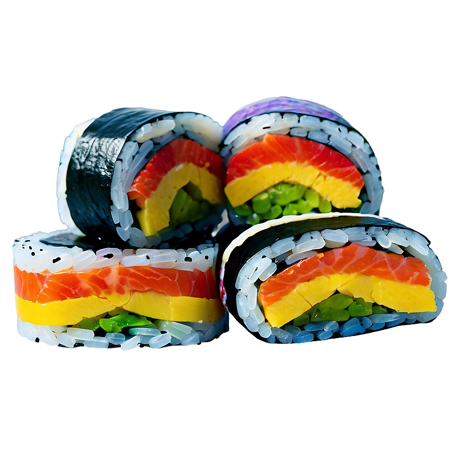 Rainbow Sushi Roll Png 93 PNG Image