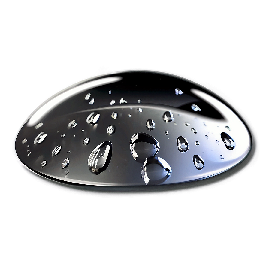 Raindrop On Glossy Surface Png Ihp PNG Image