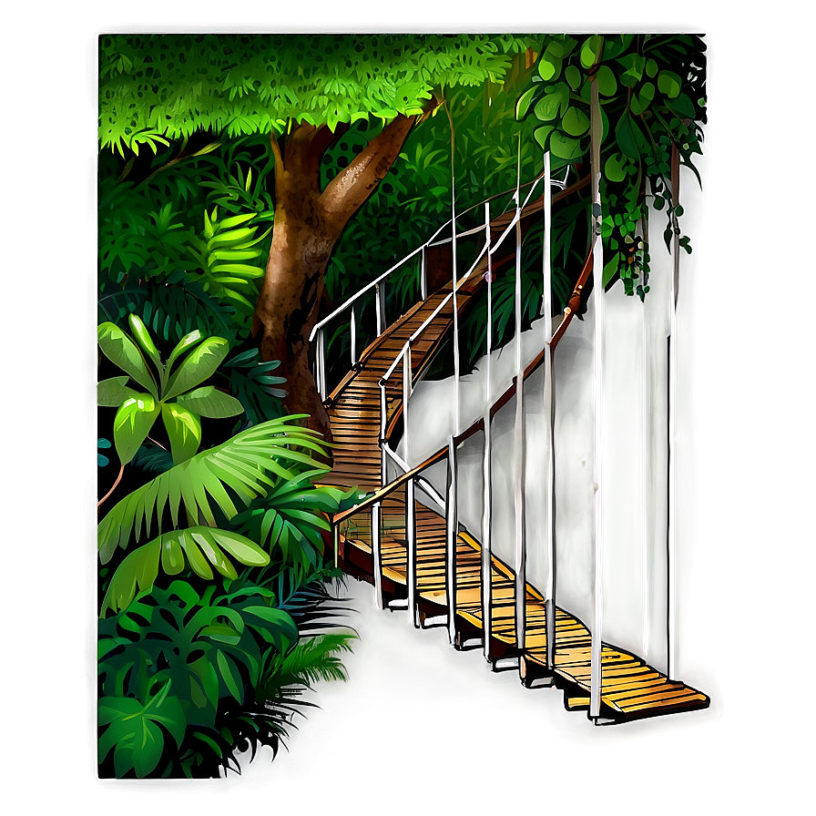 Rainforest Canopy Walkway Png Bmw37 PNG Image