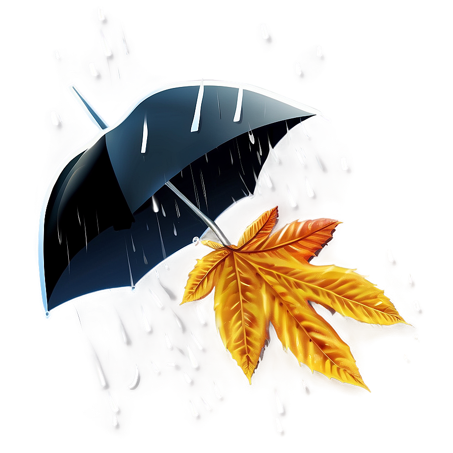 Rainy Autumn Day Png Hcf76 PNG Image