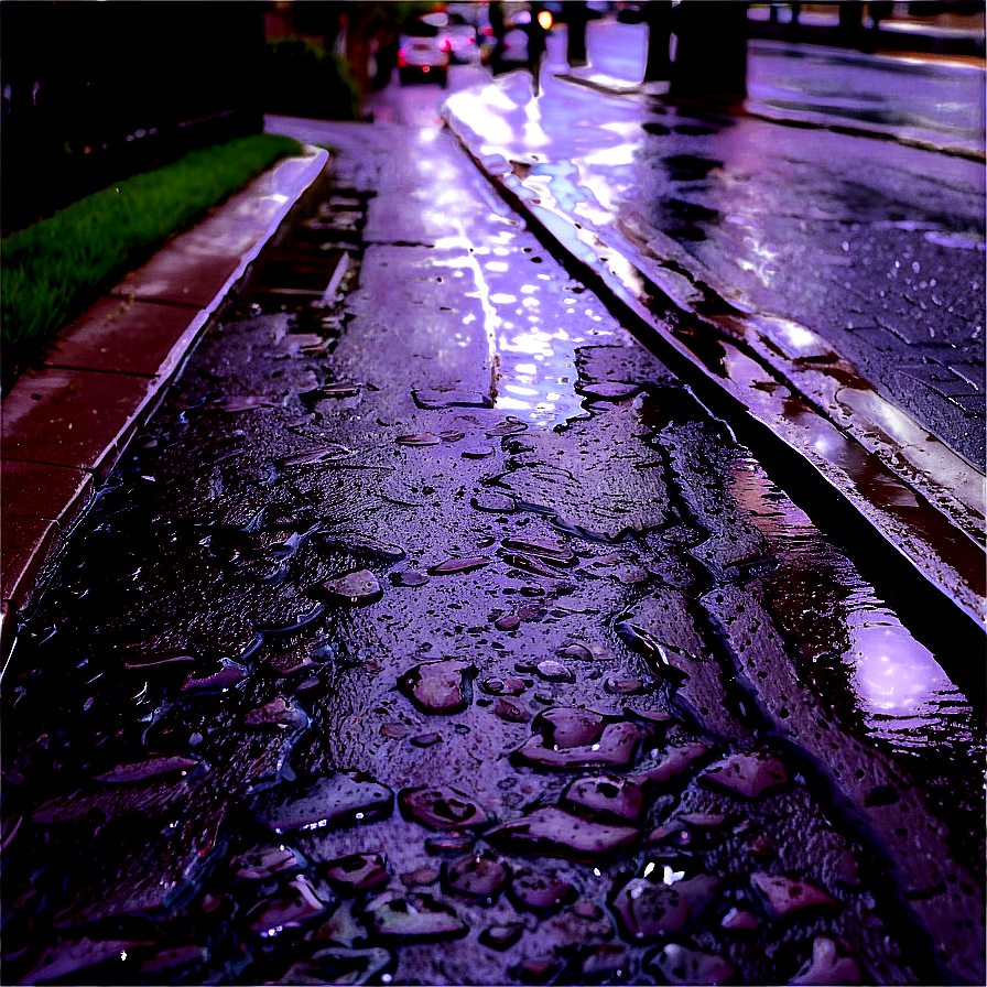 Rainy Sidewalk Png 05032024 PNG Image