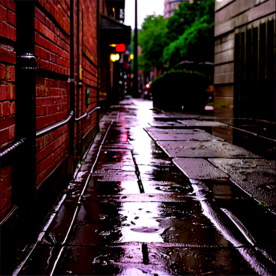 Rainy Sidewalk Png Kbt PNG Image