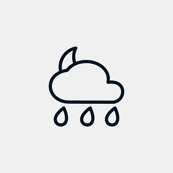 Rainy Weather Icon PNG Image