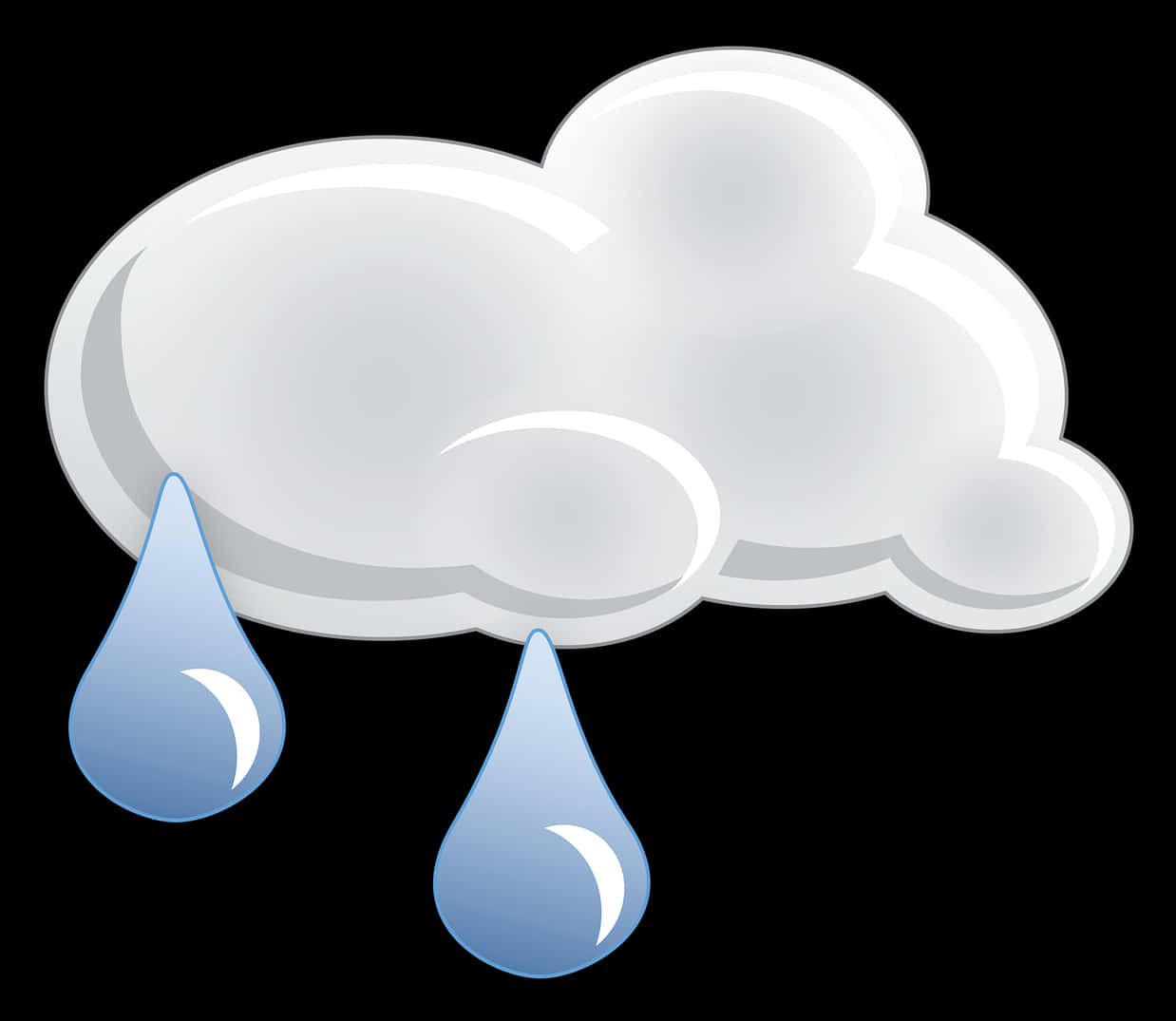 Rainy Weather Icon PNG Image