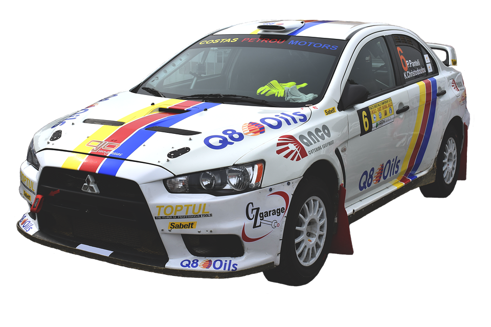 Rally Car Mitsubishi Lancer Evolution PNG Image