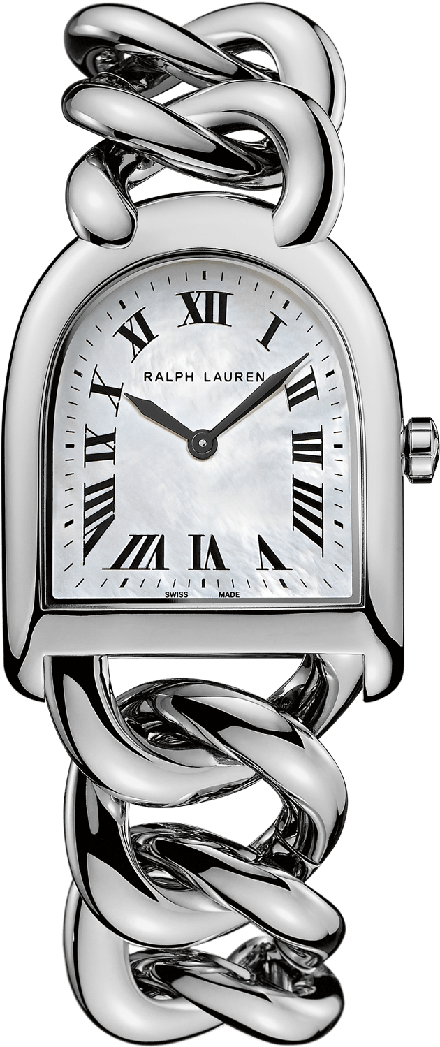 Ralph Lauren Silver Watch PNG Image