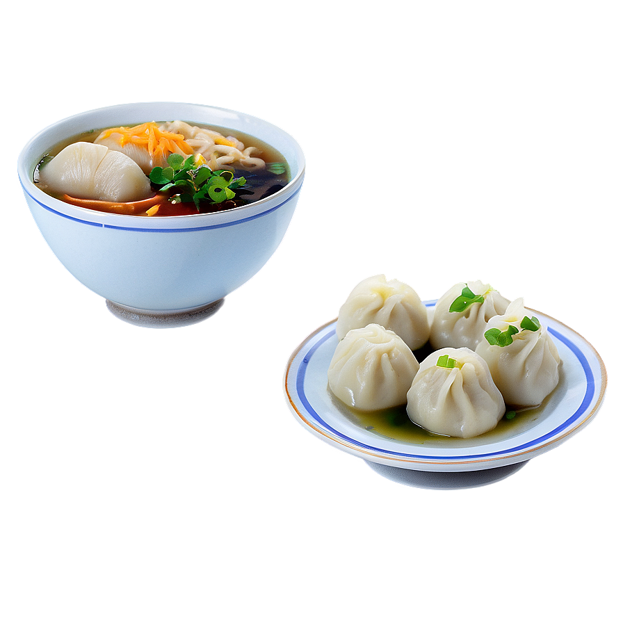 Ramen With Dumplings Png Nwh57 PNG Image