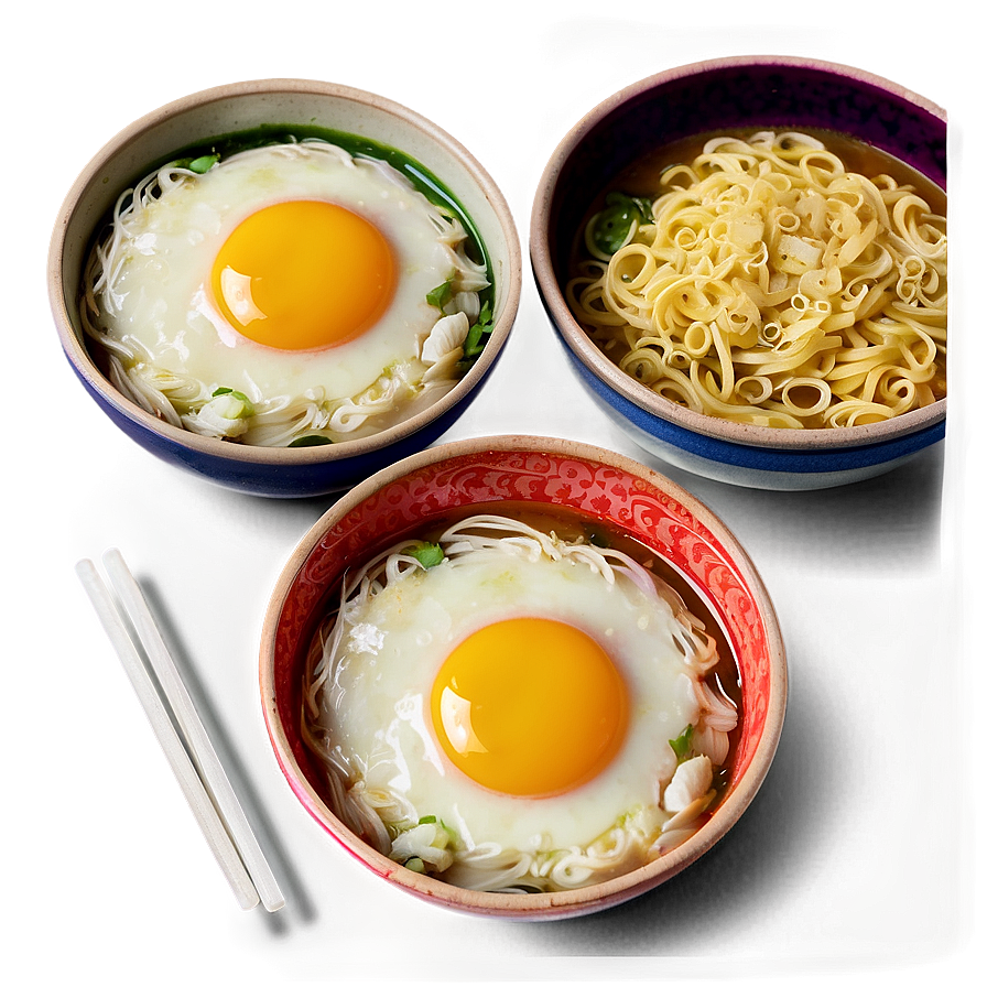 Ramen With Egg Topping Png Hki23 PNG Image