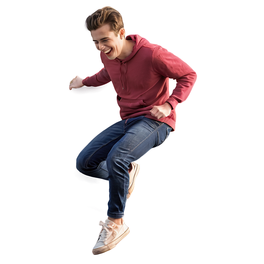 Random Person Jumping Joyfully Png Bhd9 PNG Image