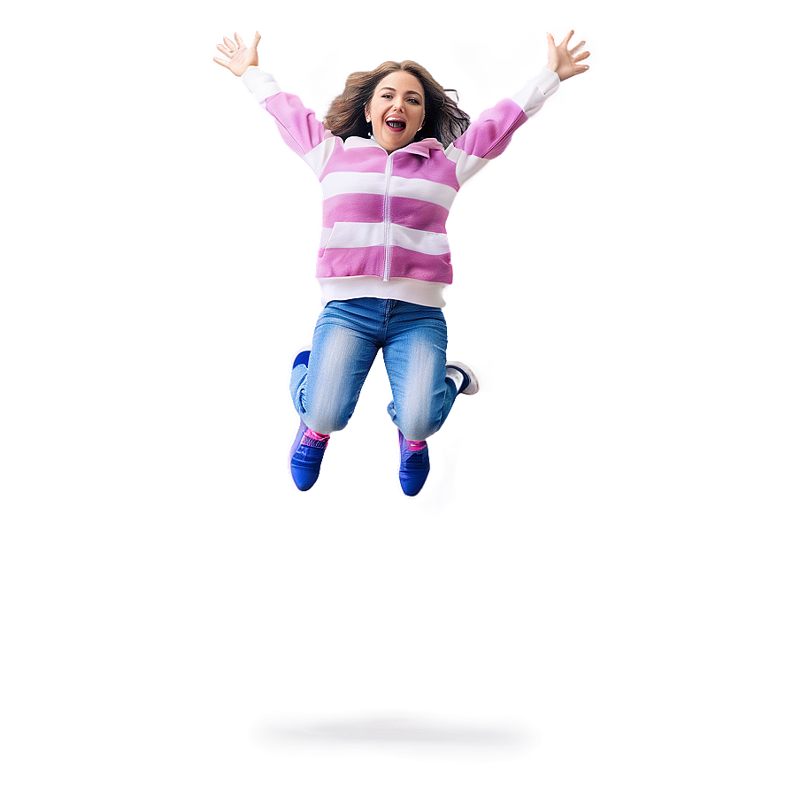 Random Person Jumping Joyfully Png Iti1 PNG Image