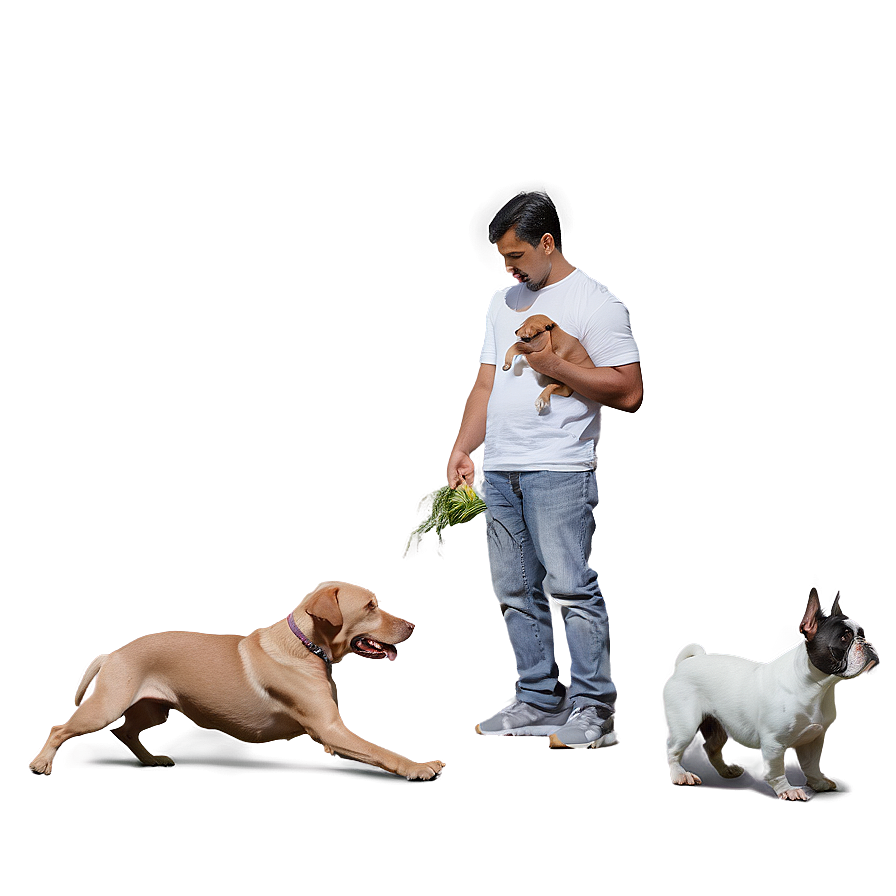 Random Person With Pets Png Ssf PNG Image