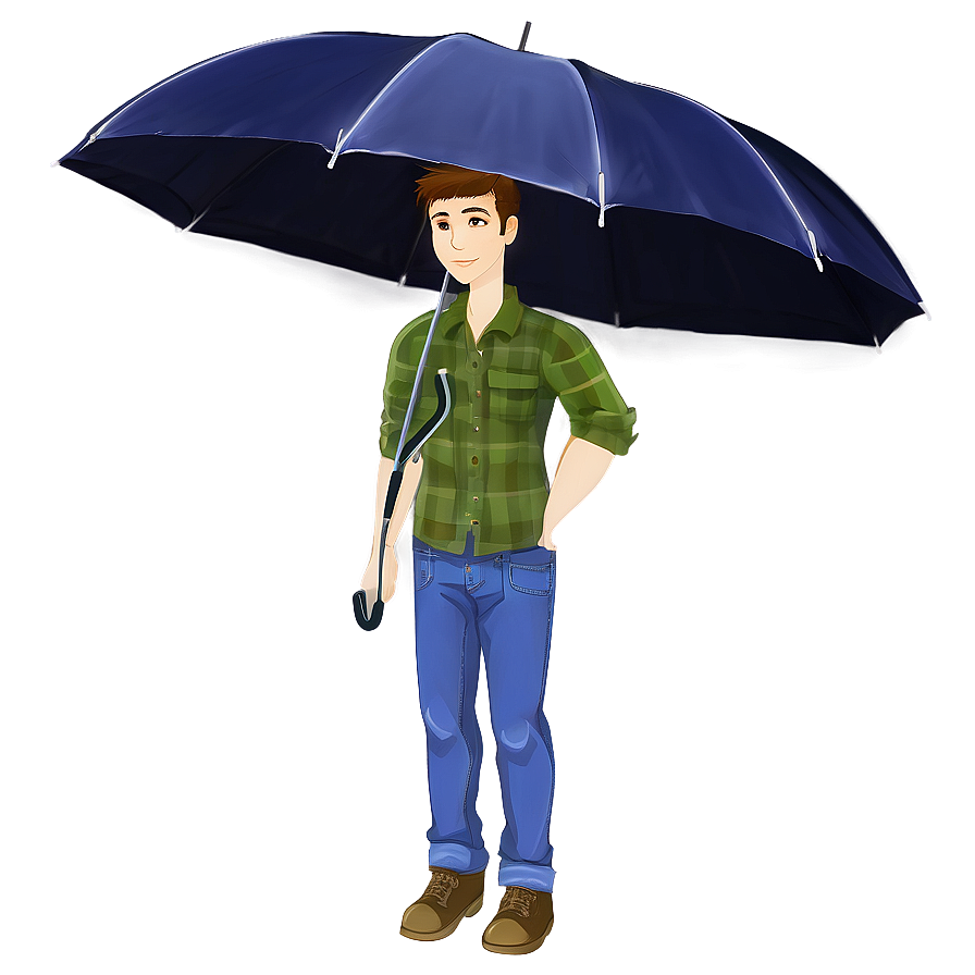 Random Person With Umbrella Png Tif32 PNG Image