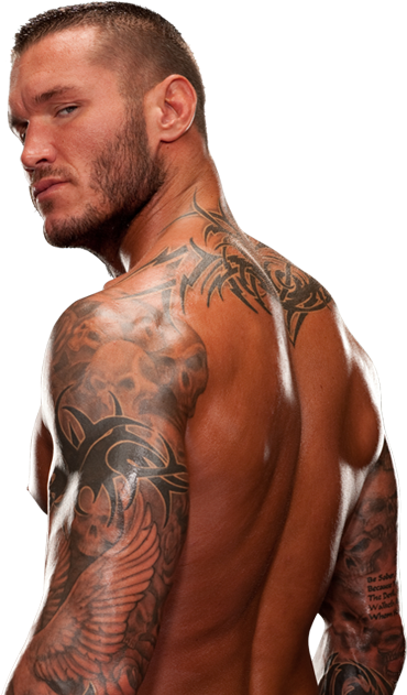 Randy Orton Tattoo Showcase PNG Image