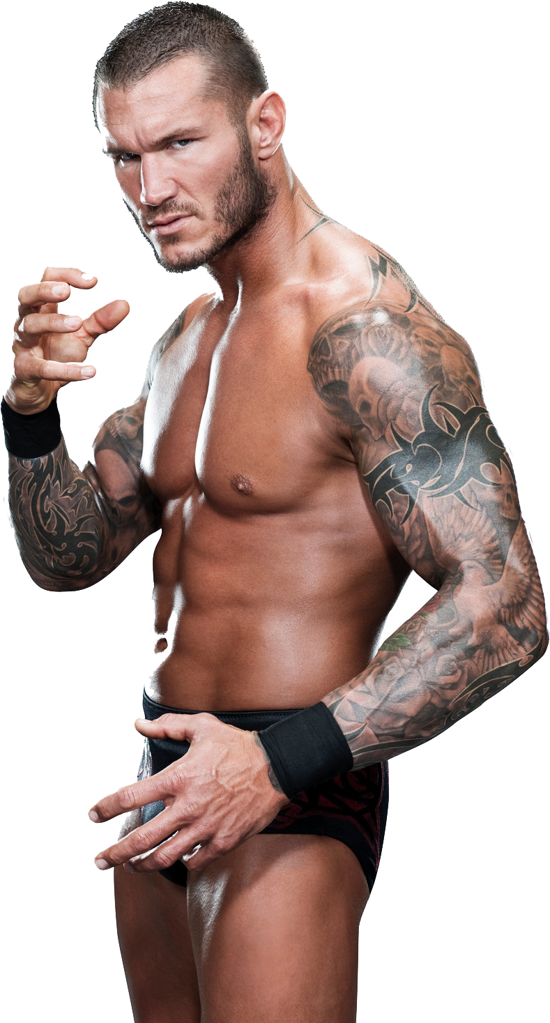 Randy Orton Wrestler Pose PNG Image