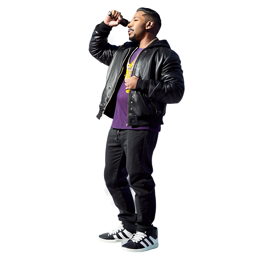 Rapper With Crowd Background Png 84 PNG Image