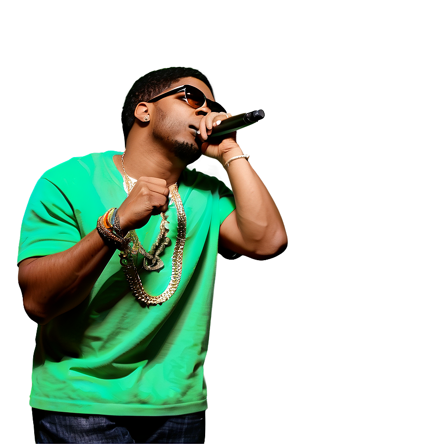 Rapper With Crowd Background Png Gis19 PNG Image