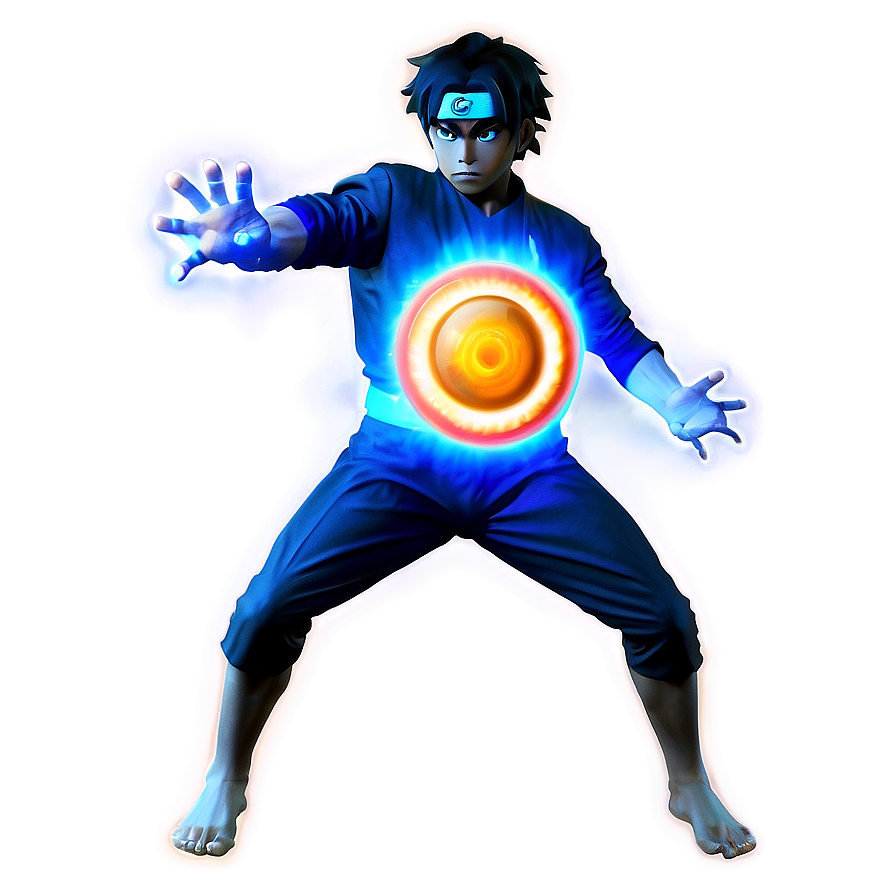 Rasengan In Action Png 44 PNG Image