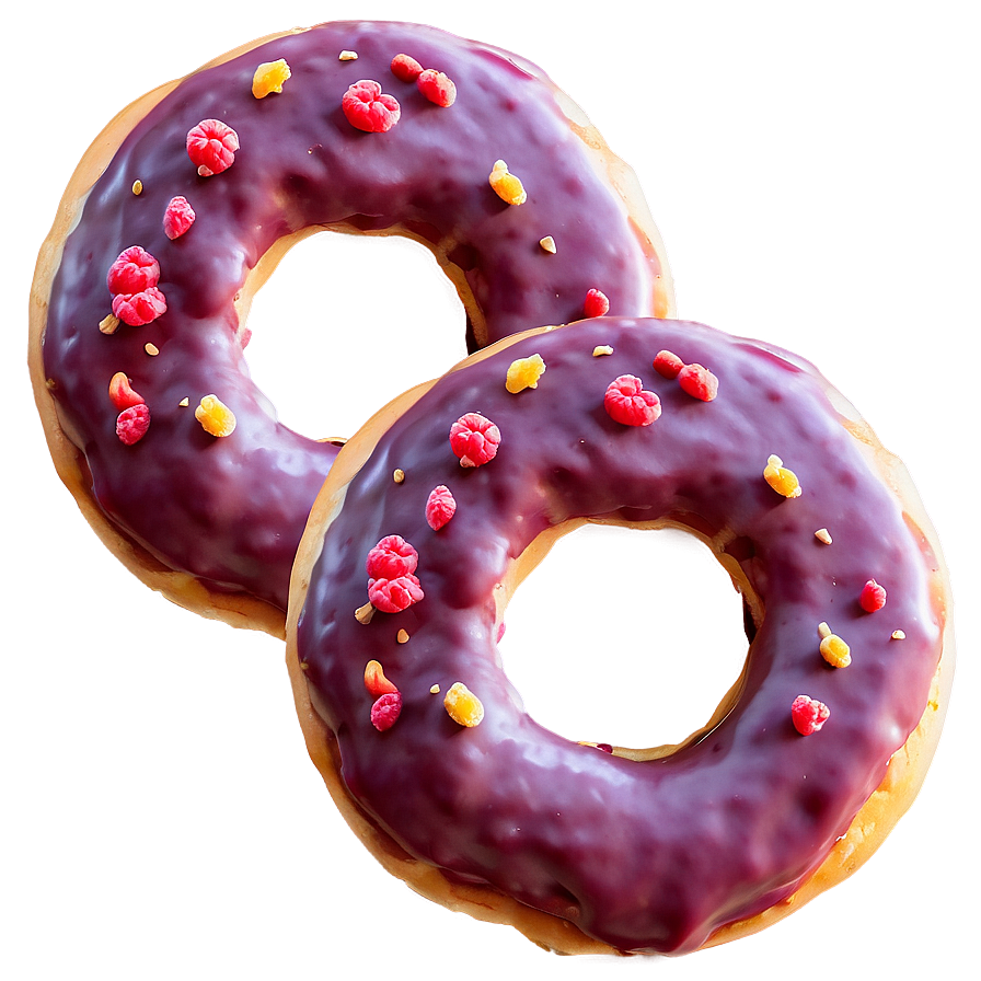 Raspberry Filled Donut Png 11 PNG Image