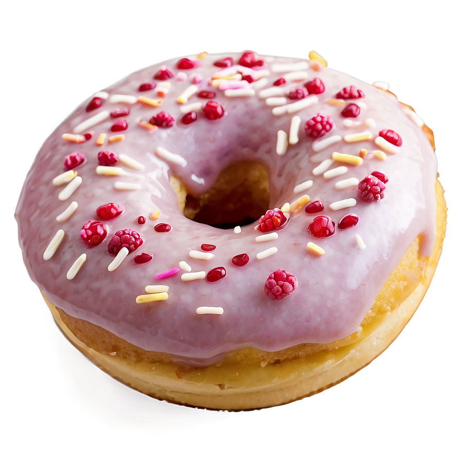 Raspberry Filled Donut Png Nwc PNG Image