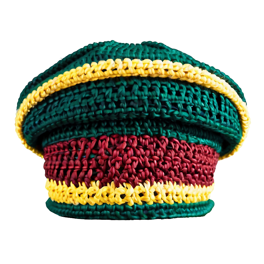 Rasta Hat In Crochet Png Gnv PNG Image