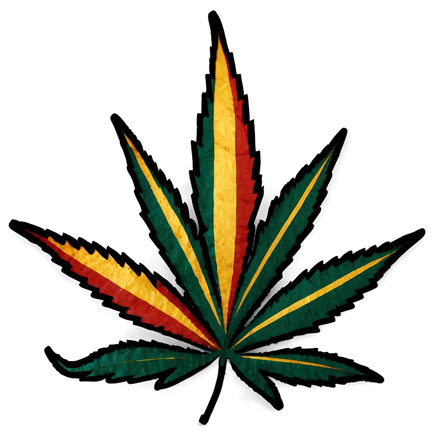 Rasta Weed Leaf Png 1 PNG Image