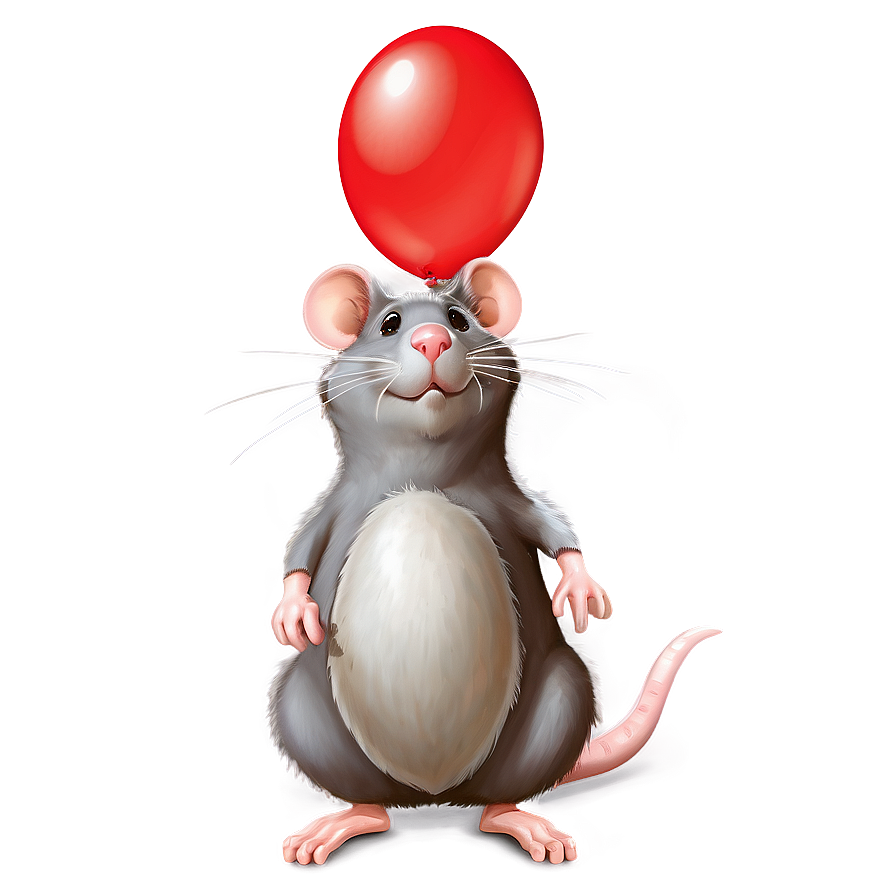 Rat With Balloon Png Mdx PNG Image