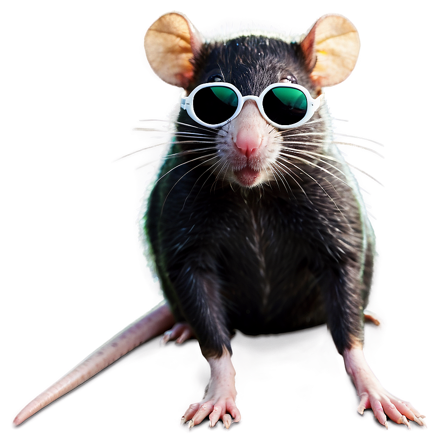 Rat With Sunglasses Png Ytm PNG Image