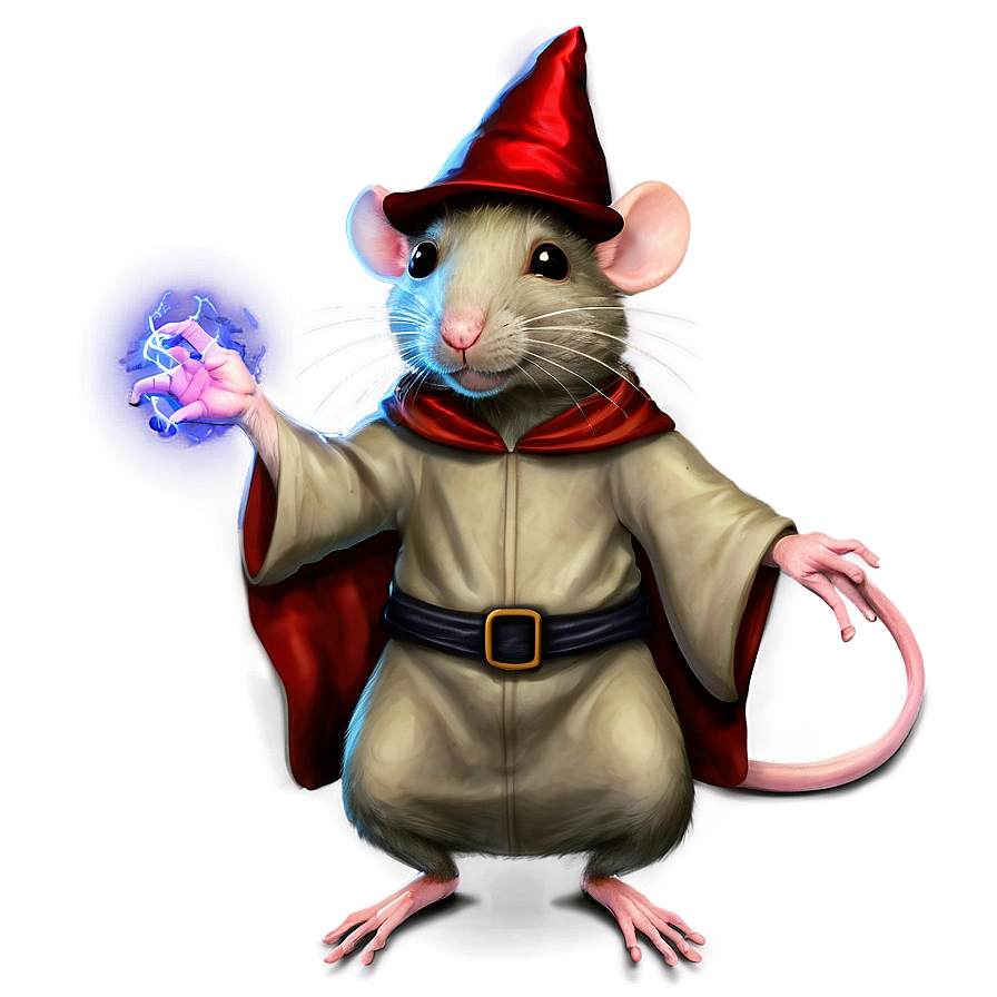 Rat Wizard Magic Png Oyq PNG Image