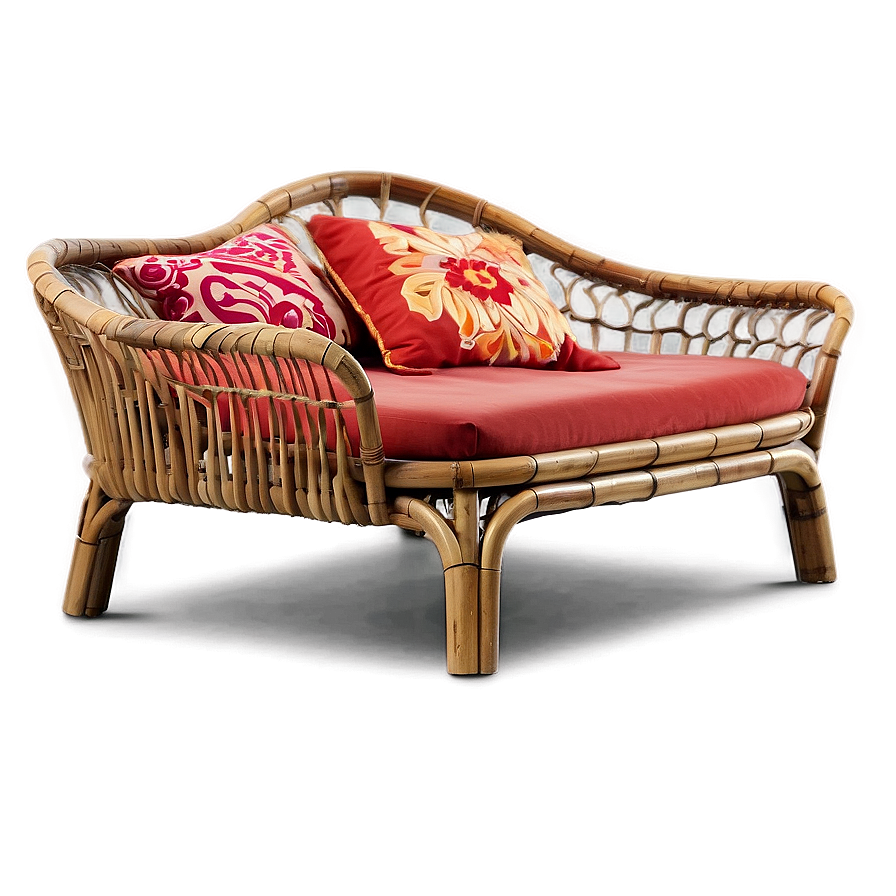 Rattan Bed Bohemian Png 95 PNG Image