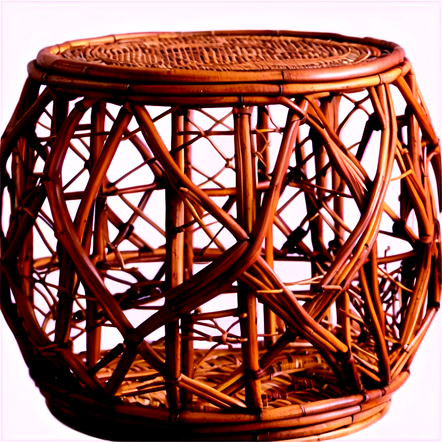 Rattan Side Table Png Uug28 PNG Image