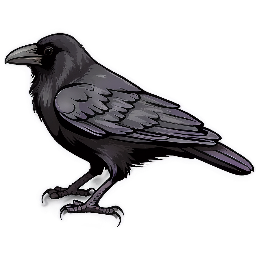 Raven Clipart Png Knr PNG Image