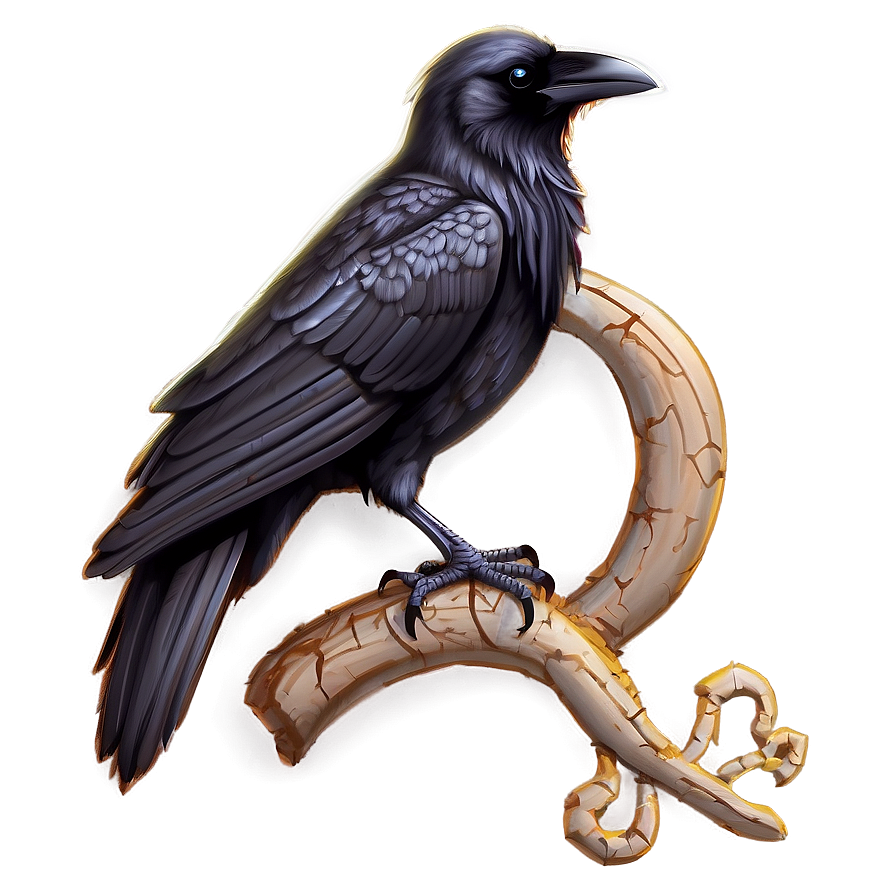 Raven Clipart Png Vha32 PNG Image