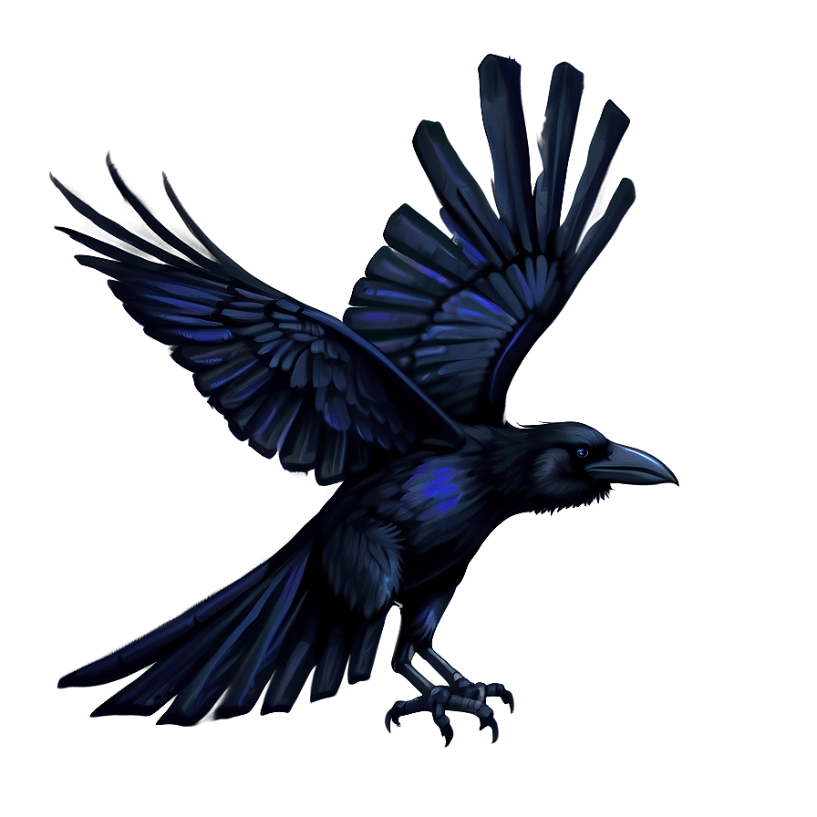 Raven Drawing Png Udl96 PNG Image