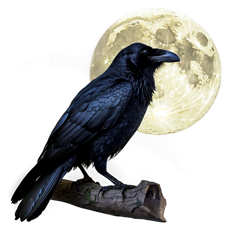 Raven In Moonlight Png 49 PNG Image