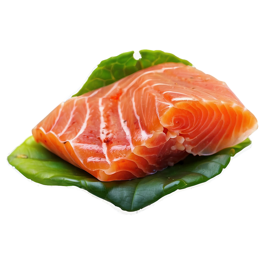 Raw Salmon Slice Png Beb30 PNG Image