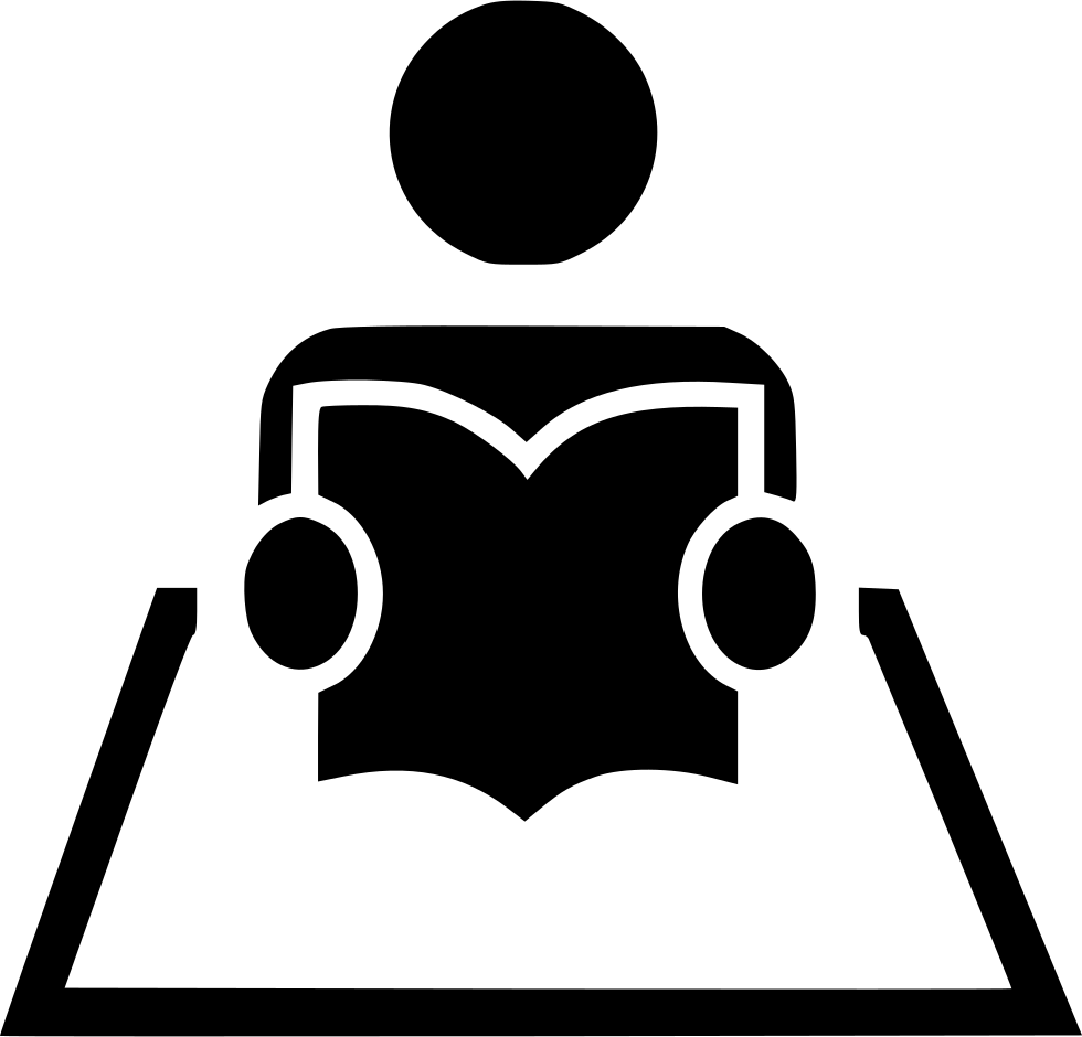 Reading Pictogram Icon PNG Image