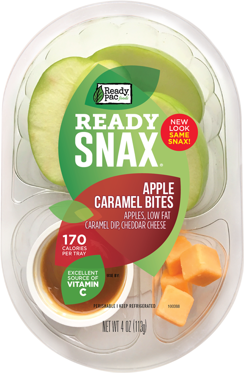 Ready Snax Apple Caramel Bites Packaging PNG Image