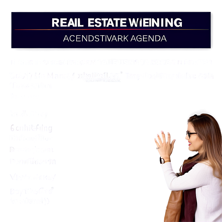 Real Estate Viewing Agenda Png 05252024 PNG Image