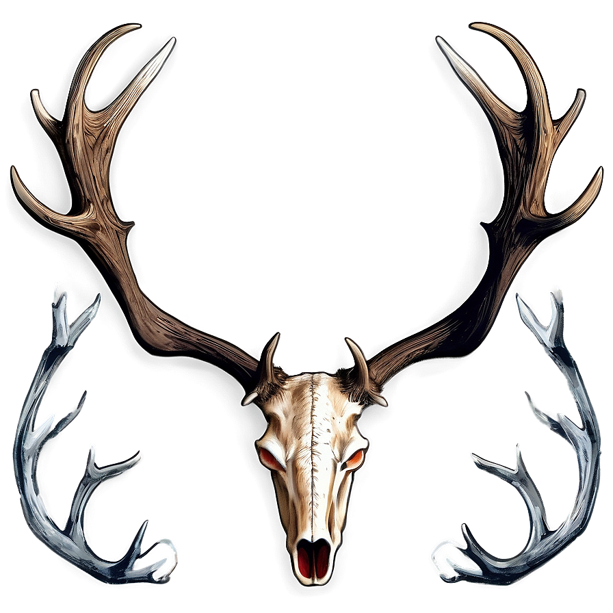 Realistic Antler Graphic Png 06212024 PNG Image