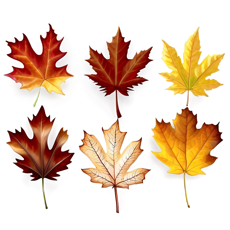 Realistic Autumn Leaf Png Gsp57 PNG Image