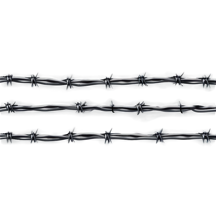 Realistic Barbed Wire Fence Png Hfs5 PNG Image