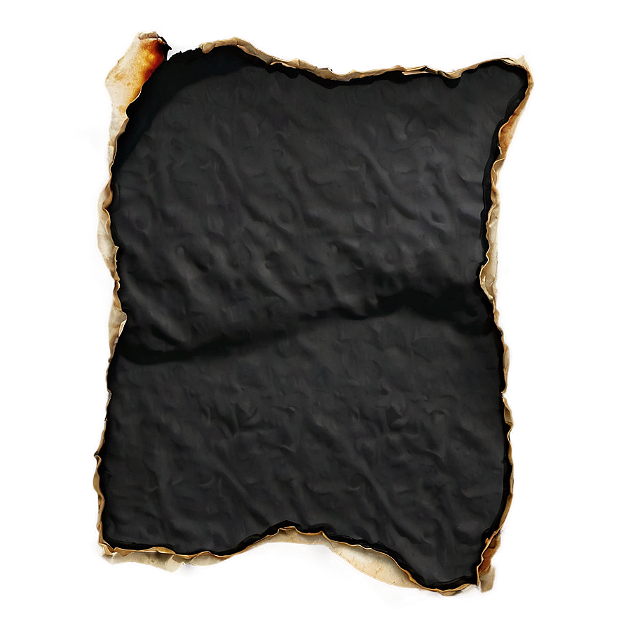 Realistic Burned Paper Png Rdy PNG Image