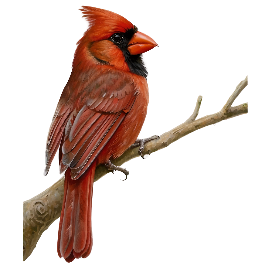 Realistic Cardinal Drawing Png 06252024 PNG Image